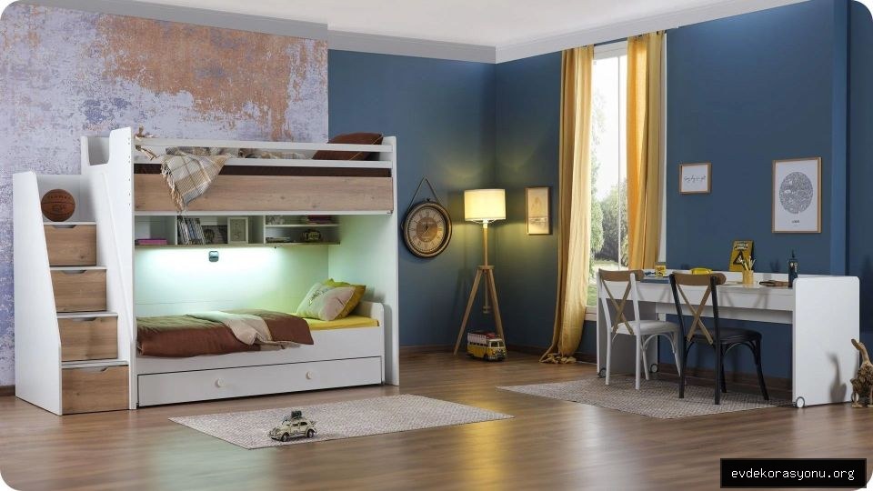 Çocuk odası ranza modelleri seçerken güvenlik, malzeme ve tasarım nasıl değerlendirilir? Doğru ranzayı bulmak için bilmeniz gereken her şey burada. Çocuk odasında ahşap ranza modeli, merdiven ve depolama çekmeceli güvenli çift katlı yatak tasarımı